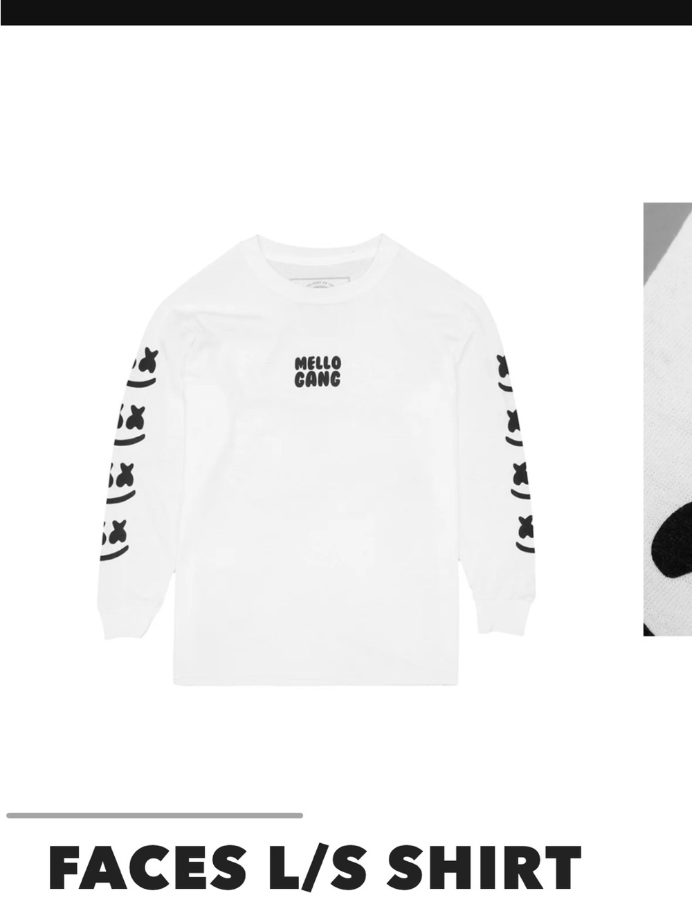 Kids White Long-Sleeve Graphic Tee